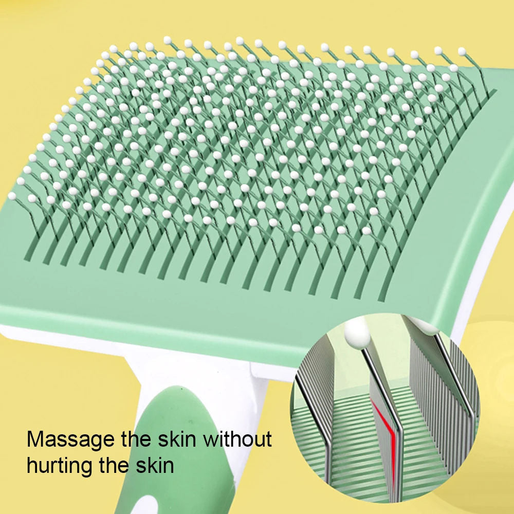 Transform Your Pet's Grooming Routine with the Self Cleaning Slicker Pet Grooming Brush